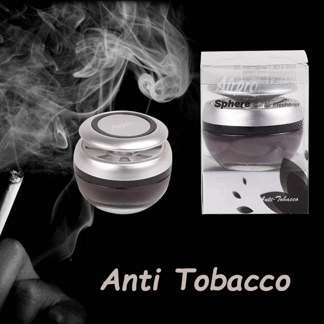 air freshener for tobacco smoke Airpro Sphere-Anti Tobacco Car Air Freshener/Car Perfume Gel (40 g) – DolphinAccessories air freshener for tobacco smoke Airpro Sphere-Anti Tobacco Car Air Freshener/Car Perfume Gel (40 g) – DolphinAccessories