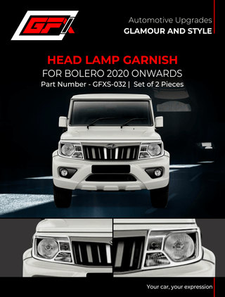 GFX Head lamp Garnish Bolero 2020 GFXS -032