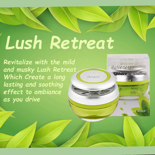 Airpro Sphere-Lush Retreat Car Air Freshener/Car Perfume Gel (40 g)