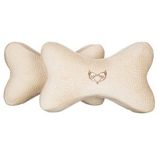Dolphin Beige Head and Neck Rest Pillows (set of 2 pieces)