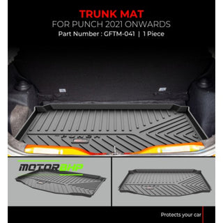 Buy Car Trunk Rear Mat Boot Dicky Mat Compatible For Toyota Glanza (2018  Onward)