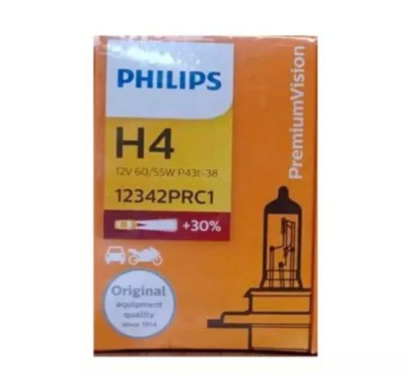 PHILIPS 12342 H4 12V 60/55W P43t-38 3200k halogen headlamp