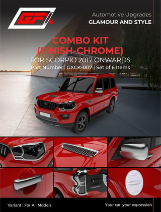 Scorpio 2017 Chrome Finish  Combo Kit GXCK-007