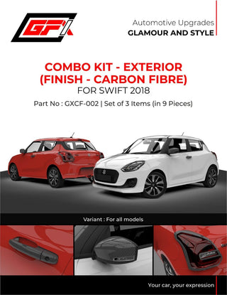 Swift 2018 Carbon finish Combo Kit GXCF-002