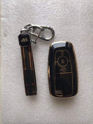 MOGATO KEY COVER WITH KEY CHAIN FORD-1 BLACK